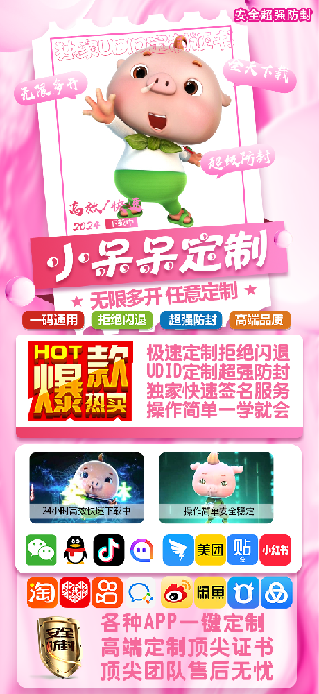 小呆呆定制(售后330天,推荐)微信多开分身软件定制版